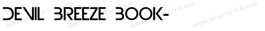 Devil Breeze Book字体转换